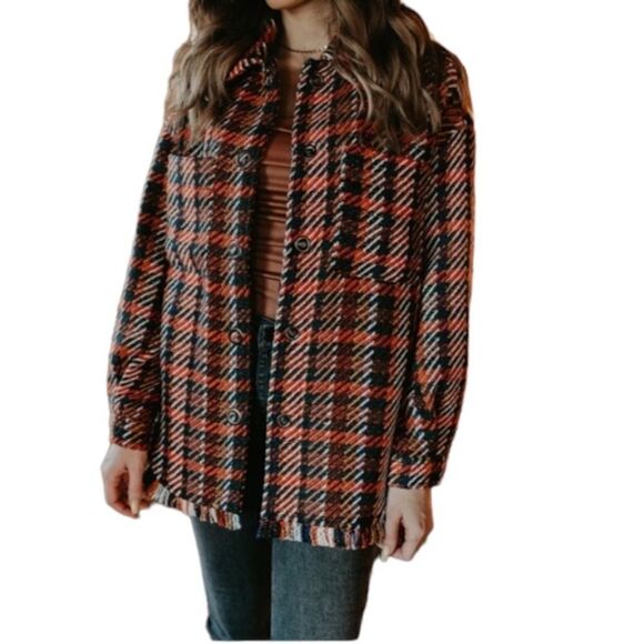 STEVE Madden Multi Final Warning Shacket - Picture 4 of 15